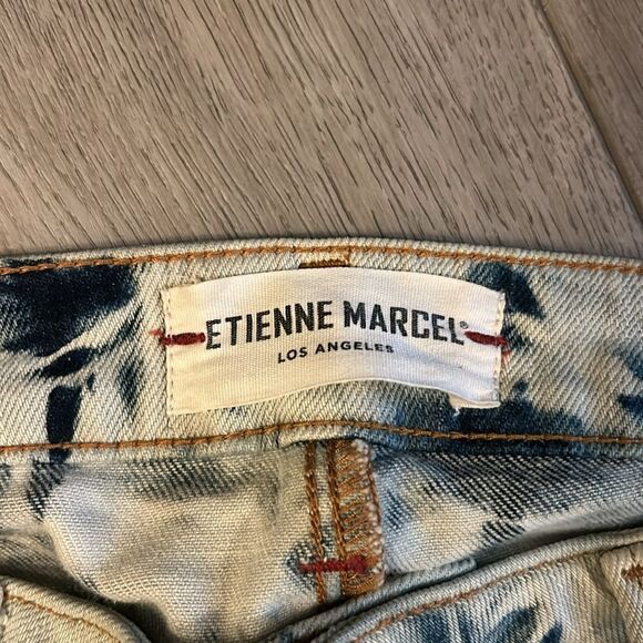 ETIENNE MARCEL LOS ANGELES TIE DYE SKINNY JEANS SIZE 26 - Picture 4 of 7